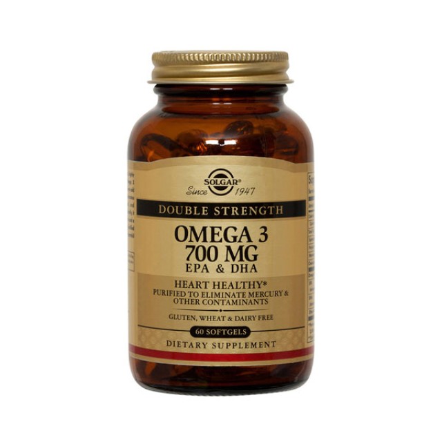 Solgar Omega-3 Double Strength 60 Μαλακές Κάψουλες