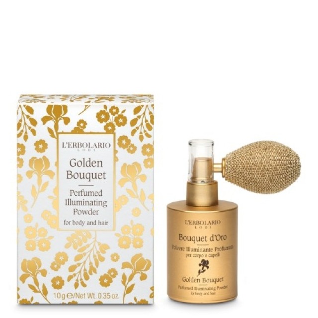 L Erbolario Golden Bouquet Perfumed Illuminating Powder- 10gr