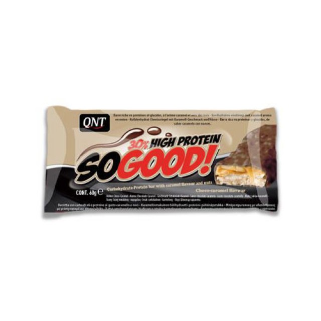 QNT SoGood Bar (Choco-Caramel Flavour and Nuts) 60gr
