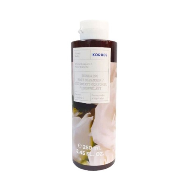 Korres Showergel White Blossom Αφρόλουτρο Λευκά Άνθη, 250ml