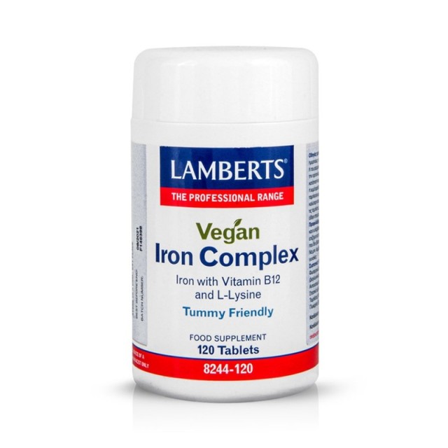 Lamberts Vegan Iron Complex- 120 κάψουλες