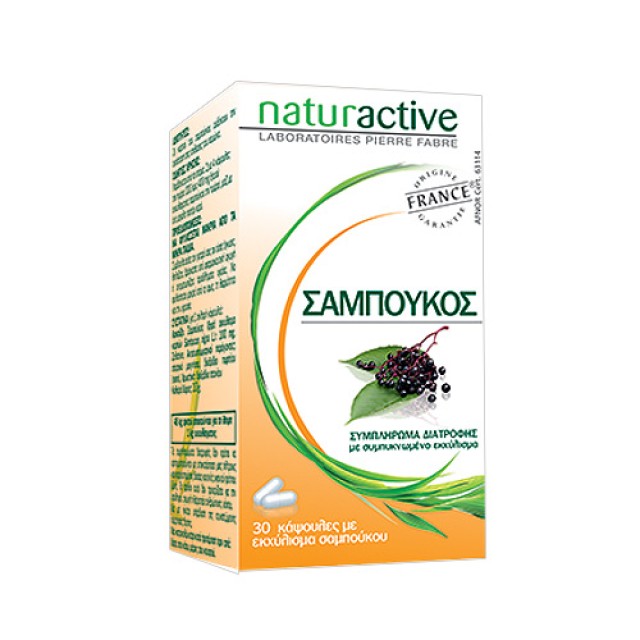 Naturactive Σαμπούκος (μούρα κουφοξυλιάς) 30 Κάψουλες