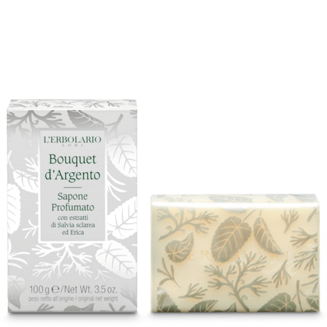 L Erbolario Perfumed Soap Silver Bouquet- 100g