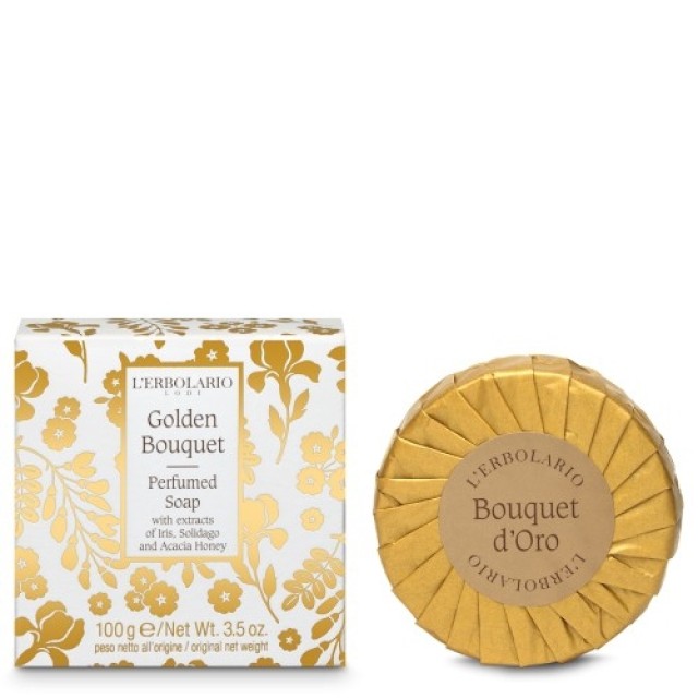 L Erbolario Perfumed Soap Golden Bouquet- 100g