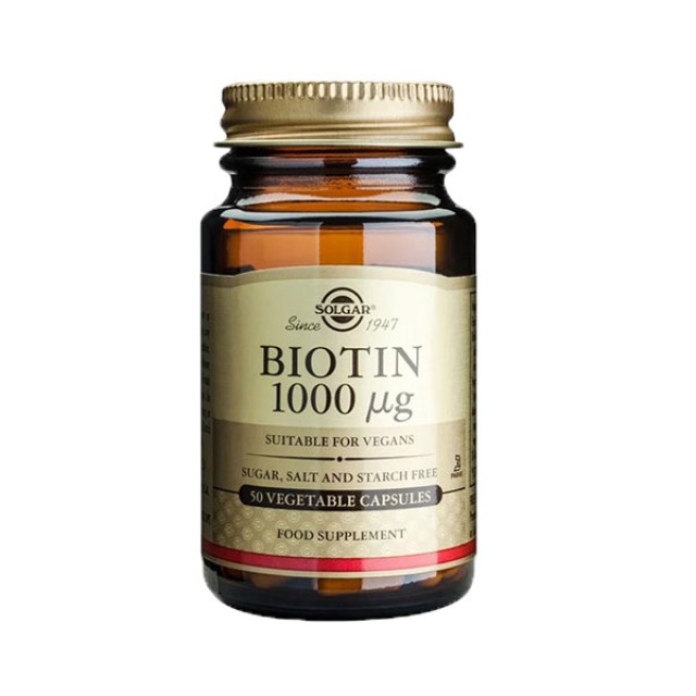 Solgar Biotin 1000μg (1mg) 50 veg.caps