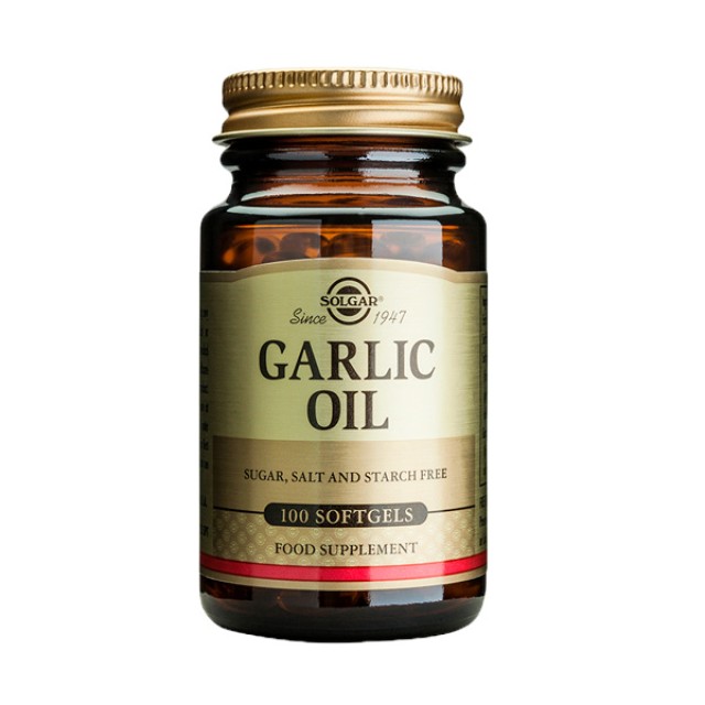 Solgar Garlic Oil, Αγνό Σκορδέλαιο,100caps