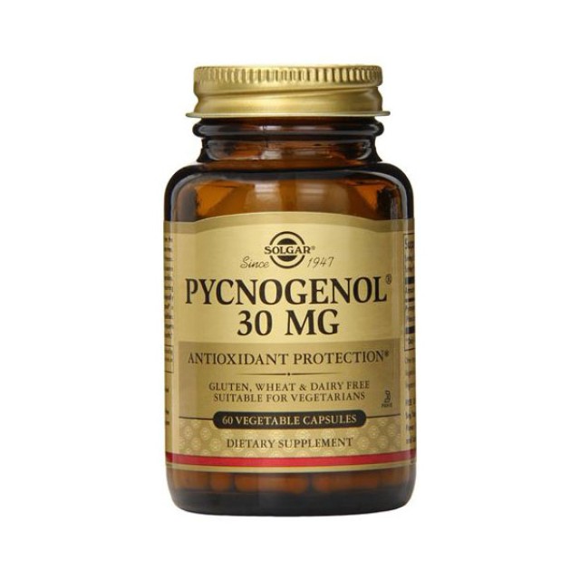 Solgar Pycnogenol 30mg 60 Φυτικές Κάψουλες