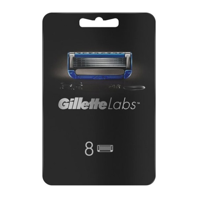 Gillette Labs Heated Razor Aνταλλακτικές Κεφαλές Θερμαινόμενης Ξυριστικής Μηχανής 8 τμχ
