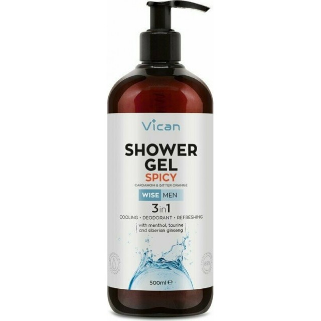Vican Shower Gel Wise Men Spicy 500ml