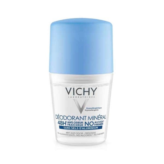 Vichy Deodorant Mineral Roll On Αποσμητικό, για ευαίσθητα δέρματα, 50ml