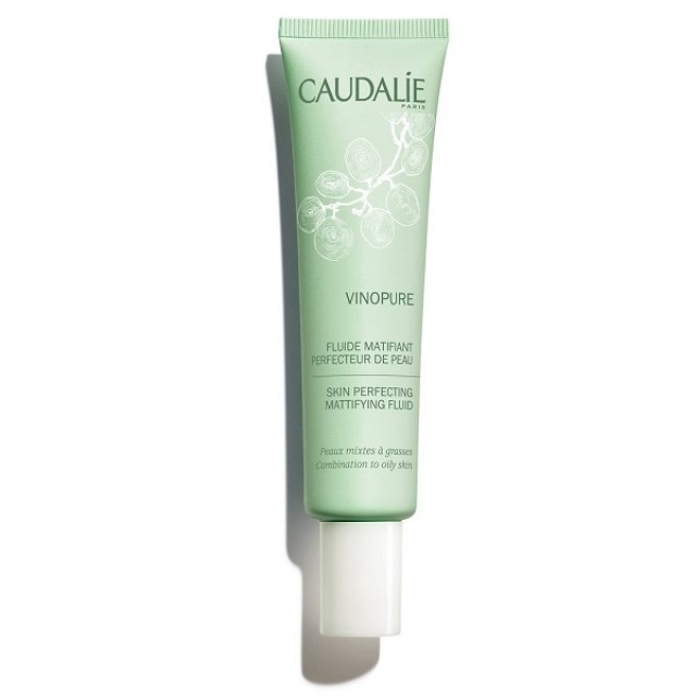 Caudalie Vinopure Skin Perfecting Mattifying Fluid (40ml) - Λεπτόρρευστη Κρέμα Προσώπου (Μικτές Λιπαρές)