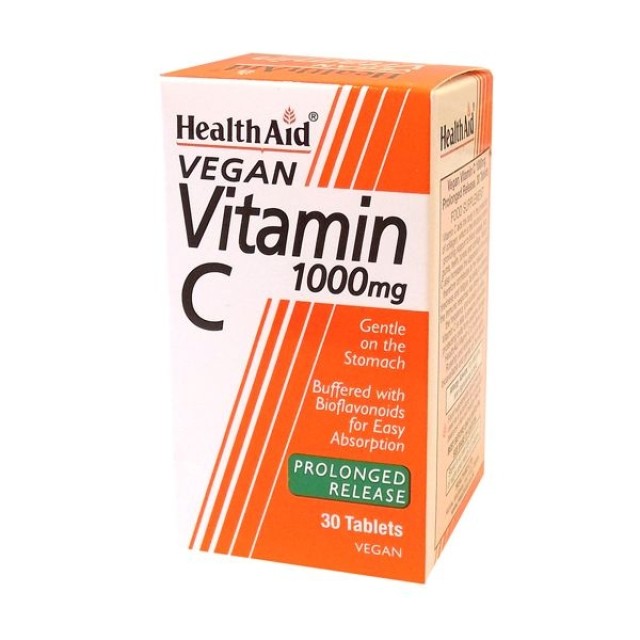Health Aid Vitamin C 1000mg Prolonged Release- 30 ταμπλέτες
