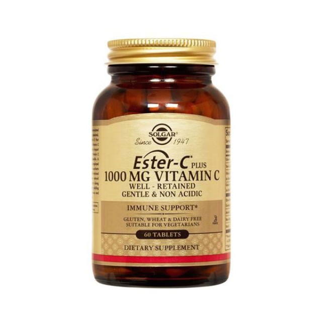 Solgar Ester-C Vitamin C 1000mg 60 ταμπλέτες