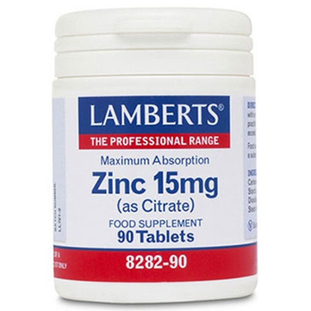 Lamberts Zinc 15mg(Citrate) 90tabs